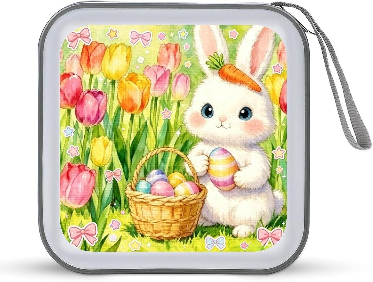 Tulips Egg CD Case CD Storage Box DVD Sleeves