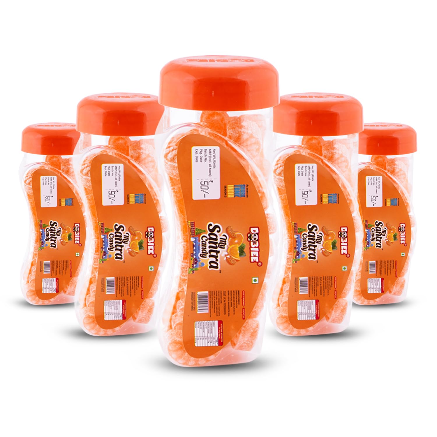 DOBIEE Orange Candy Jars (Pack of 5) 180g Each | Orange Candies | Santra Travel Pack Jars | Sweet and Tangy Outburst | Vitamin C Candies | Narangee Candy | Real Nagpur Orange Flavor | Santra Toffee (B0DF2VK4S9) Amazon Price History, Amazon Price Tracker