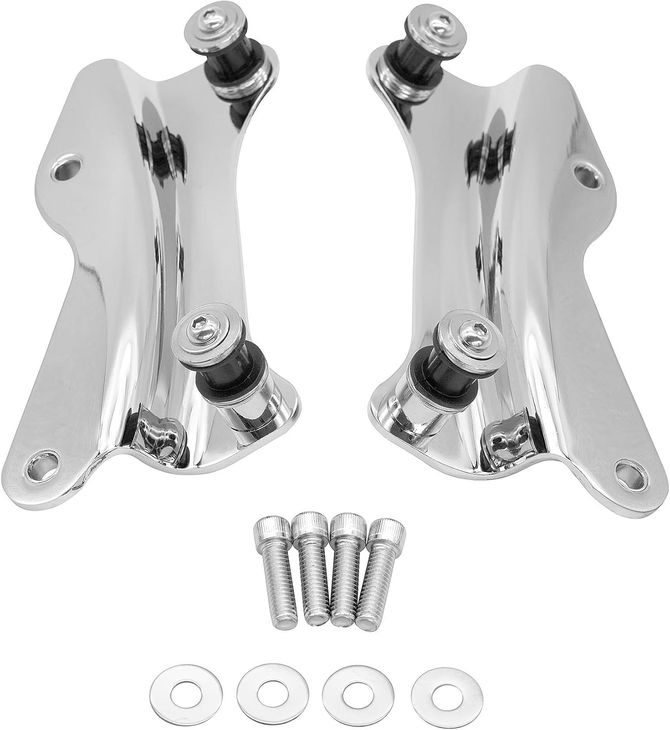 4 Point Docking Hardware Kit for Harley Touring (Chrome)