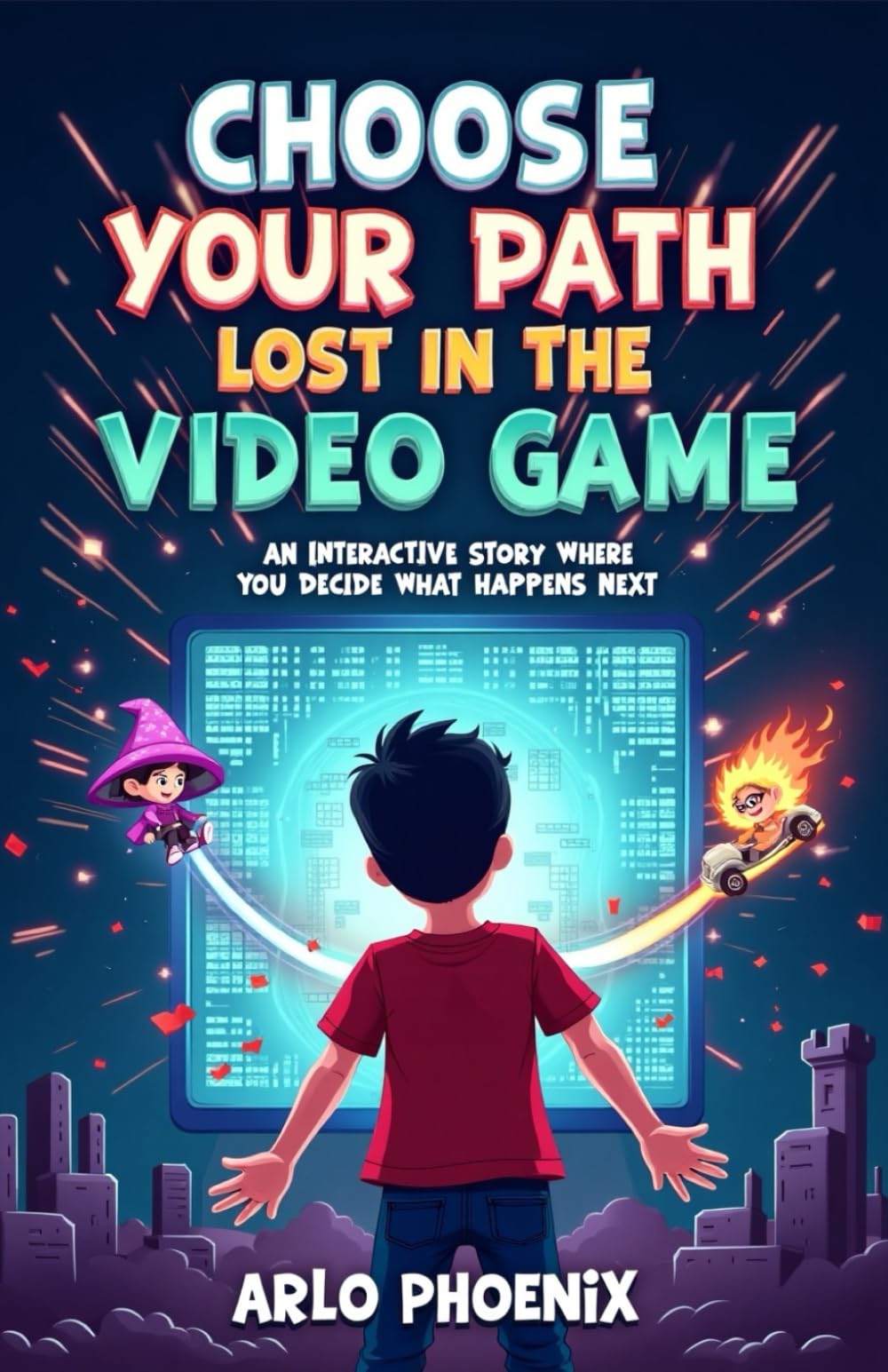 Choose Your Own Path : Lost in the Video Game: An interactive story where you decide what happens next