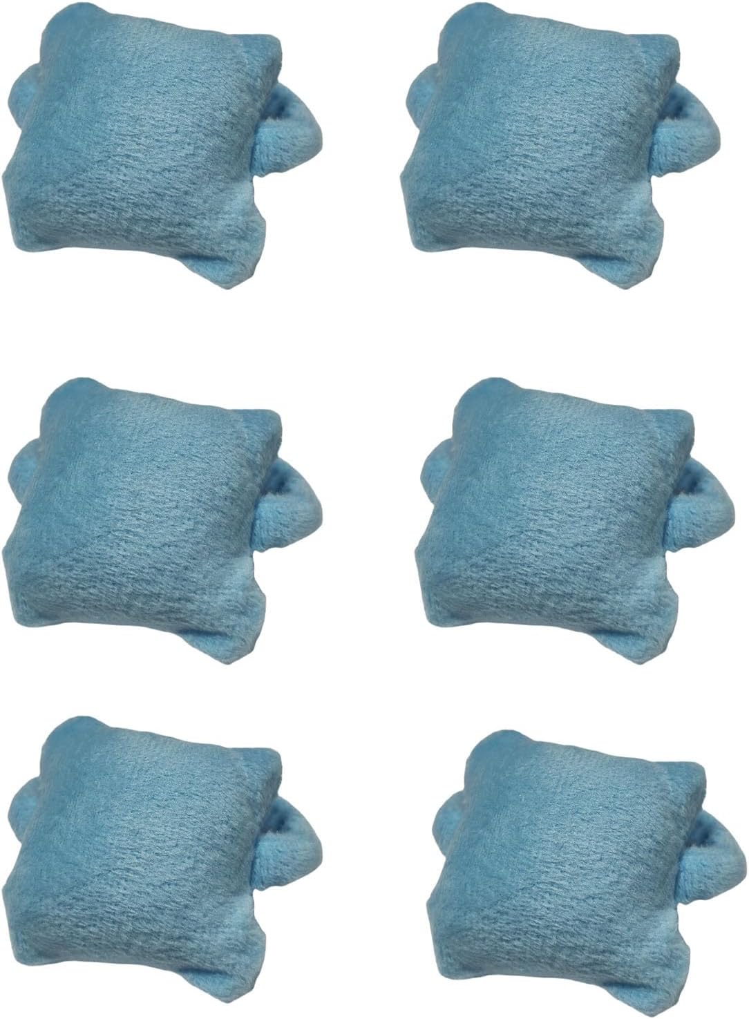 6Pcs Wrist Rests Mouse Pad Keyboard Typing Support Cushions,Blue