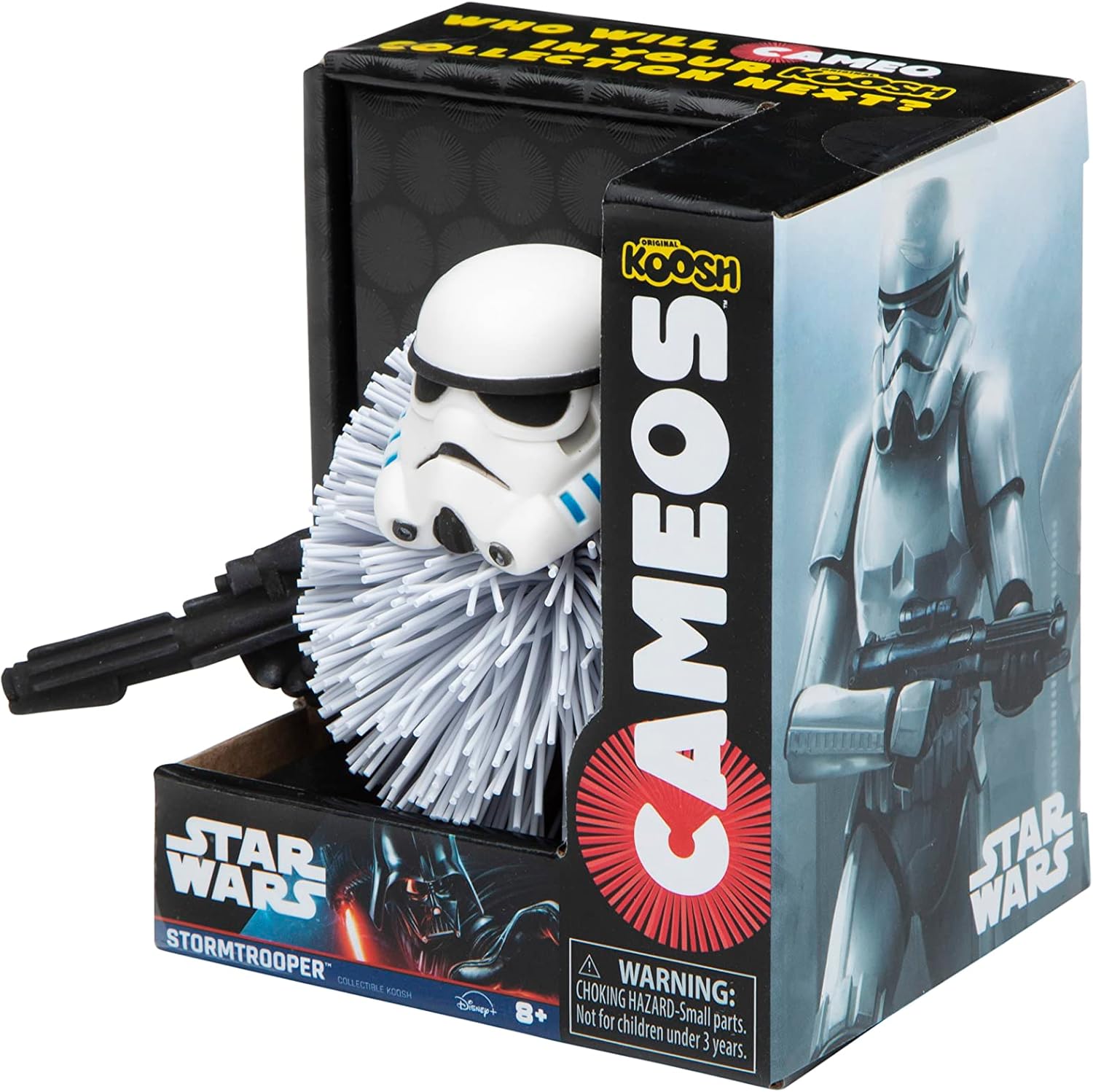 Koosh Cameos - Stormtrooper - Star Wars - Tactile Fidget Ball Fan Gift Toy Collectible for Adults and for Kids, for Ages 8 Plus