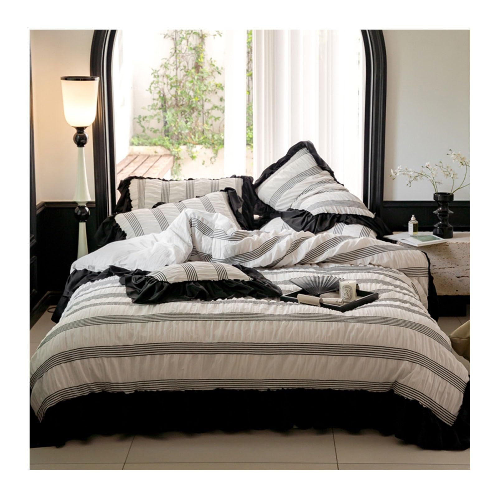 Housse de couette d'hiver en velours de lait 4 pièces parure de lit drap molleton 220x240