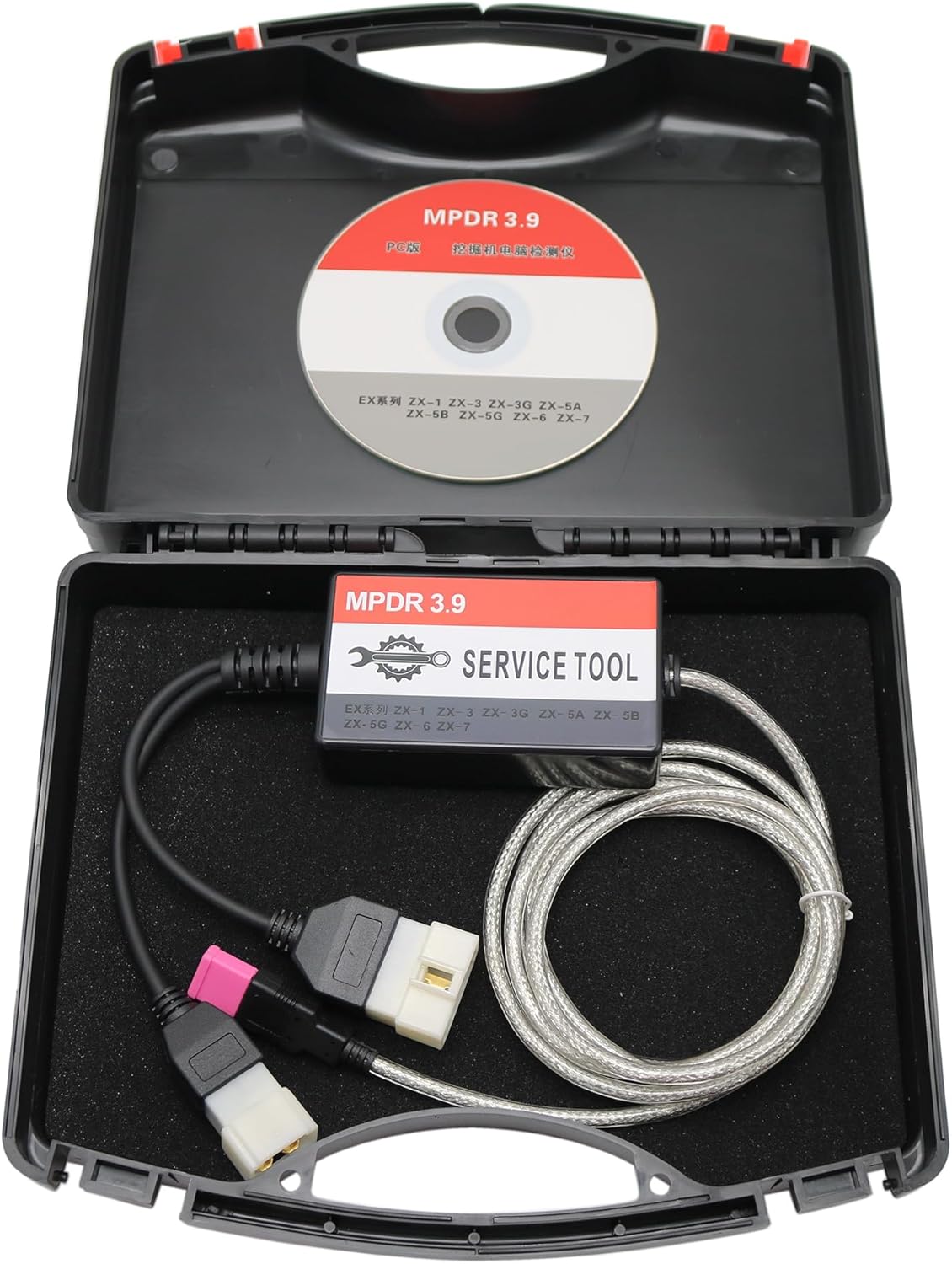 for MPDR Hitachi 3.9 Software Truck Excavator Latest Version Diagnostic Tool Compatible with ZX-1 ZX-3G ZX-3 ZX-5 ZX-6 ZX-7 (Adapter with 3.9 Software Version)