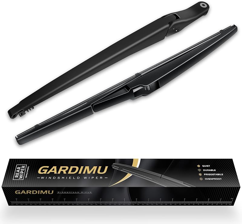 Rear Windshield Wiper Blade and Arm for Toyota Sienna 2011-2020 | OEM Replacement Back Wipers Arm Blade Quiet and Streak-Free Assembly All-season Automotive Parts Accessories