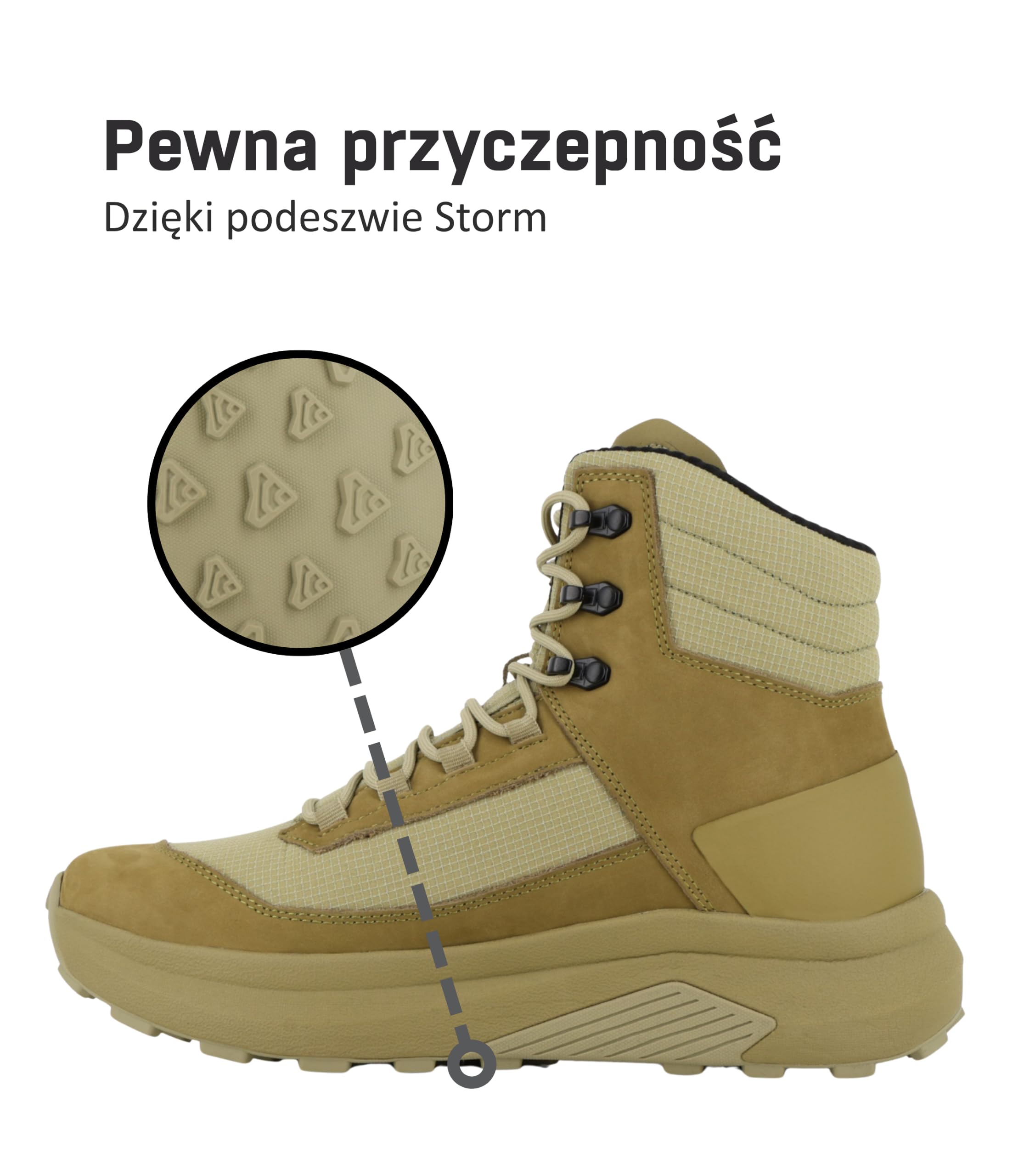 Alpina LYNX Buty Trekkingowe Męskie i Damskie | Wodoodporne Buty, Membraną Sympatex, Podeszwą Storm, Skóra & Ripstop, Do Polowania, Trekkingu i Trudnego Terenu