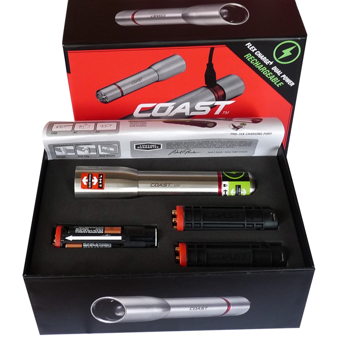 Coast A25R Focusing Rechargeable 725 Lumen LED Flashlight DIY and Tools