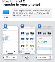 Cititor de carduri de memorie 7 în 1 Rocketek pentru carduri SD, CF, XD, microSD, MS, compatibil cu iPhone 16 și 15, iPad, MacBook, Samsung, Windows, iOS, Android 9