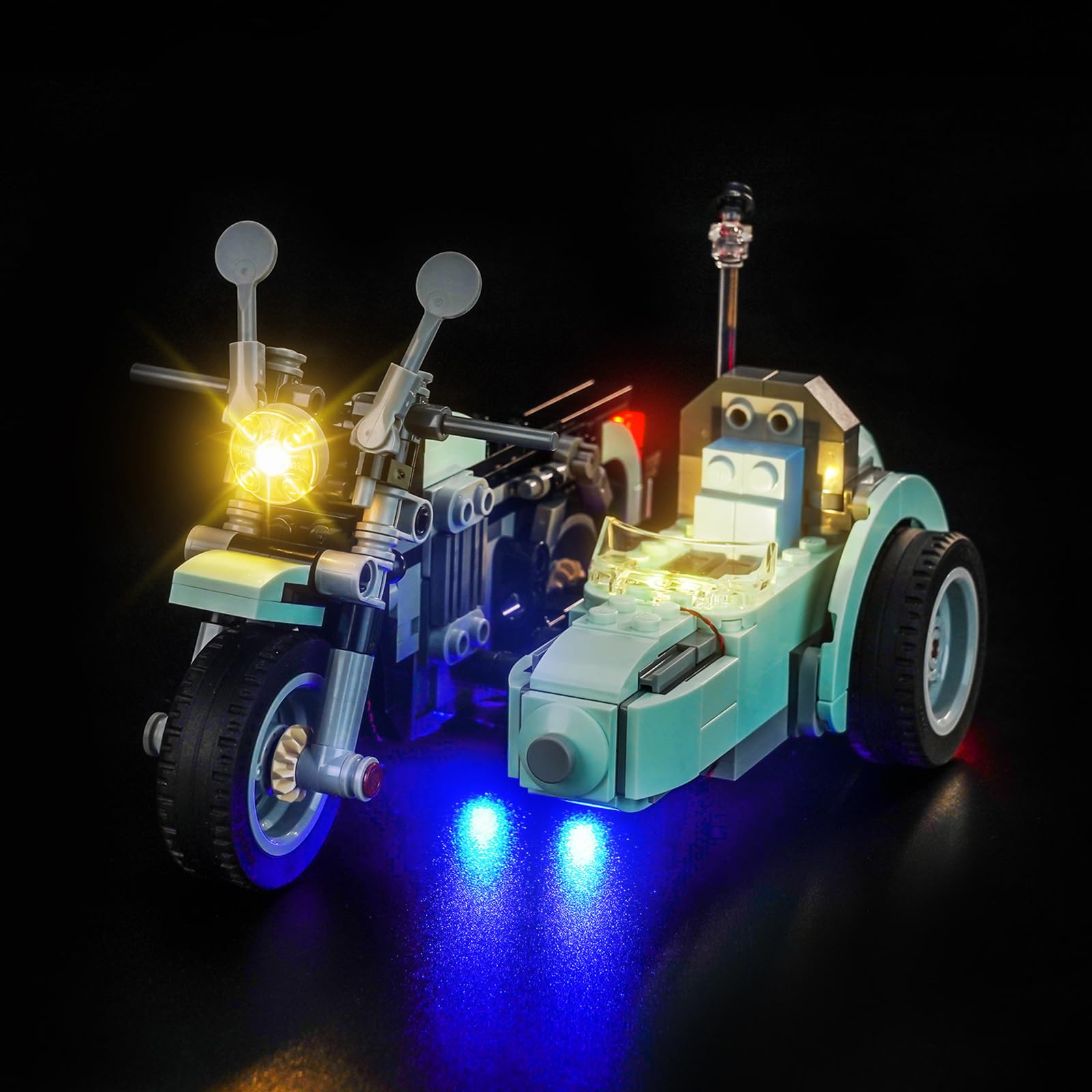 Light Kit Compatible with Lego Hagrid & Harry's Motorcycle Ride 76443 (No Model)