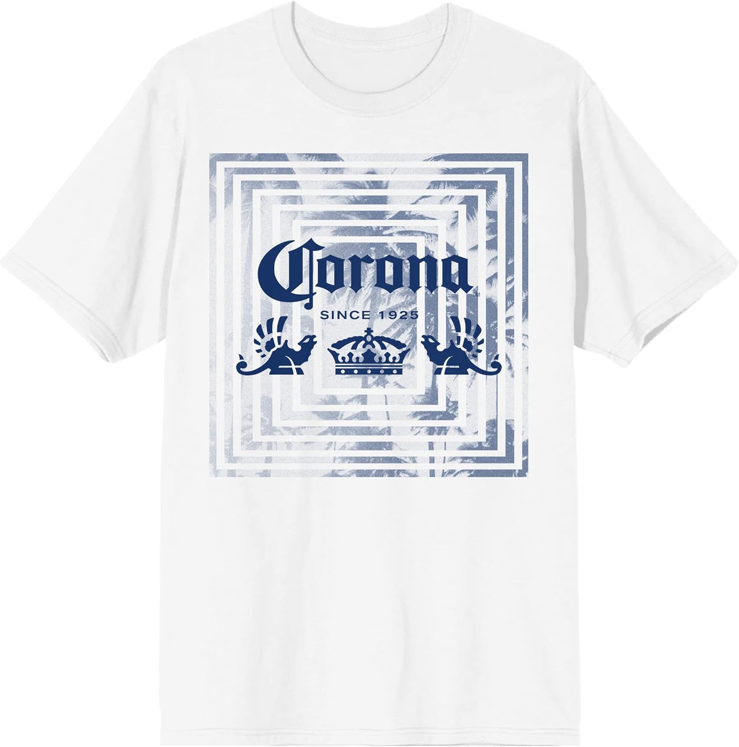 Corona Iguana Crown Logo Men's White T-Shirt