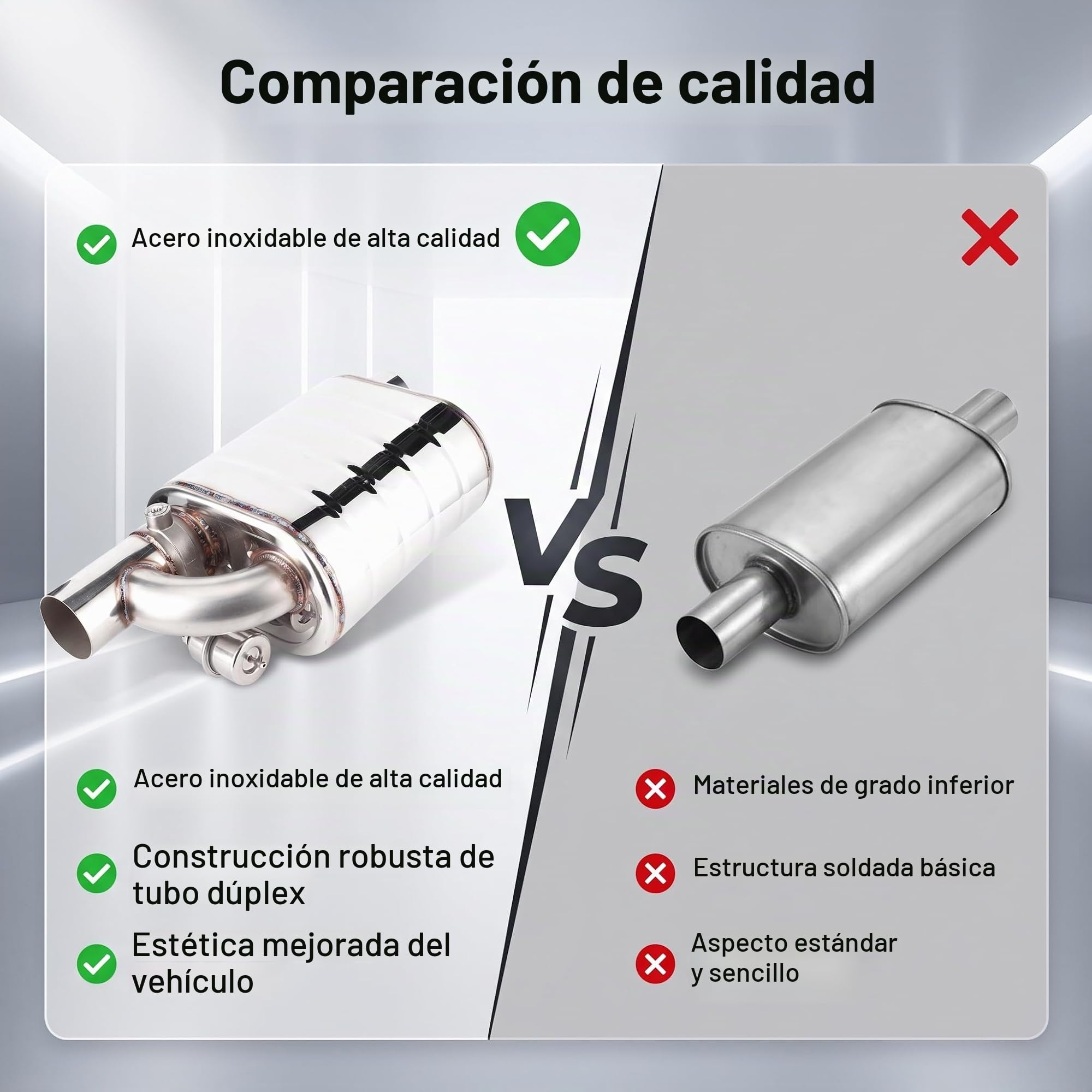 Válvula de escape para automóvil, válvula de escape eléctrica universal para automóvil de 63 mm Dispositivo de puerto remoto de acero inoxidable Válvula de tubo de bomba de vacío.
