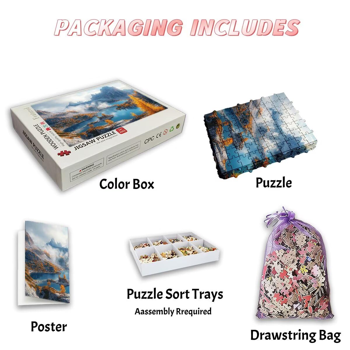 Puzzle 5000 Pezzi Paesaggi, Puzzle Natura per Adulti, Puzzles in Legno Intrattenimento Creativo, Divertimento, Puzzles Educativi Classici con Confezione di Alta Qualità Idea Regalo Donna Decor -2638