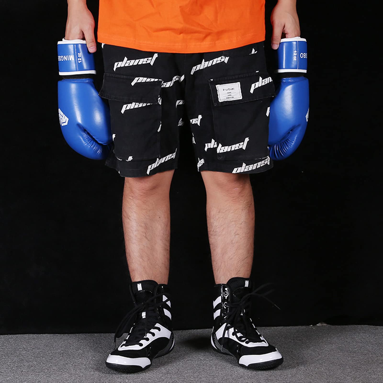 LZQpearl Buty bokserskie, buty bokserskie, buty walki, oddychające, uniseks, dla juniorów i dorosłych, do treningu MMA Muay Thai Arts