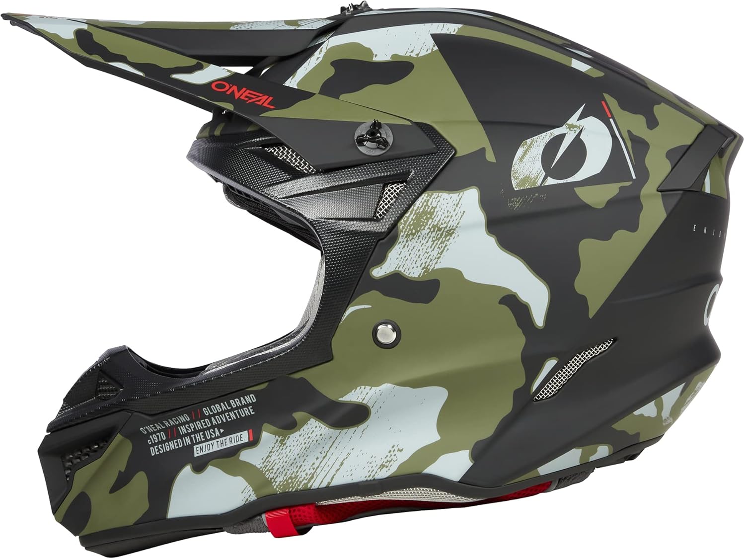 O'NEAL 5 SRS Helmet Camo Black/Green, XXL