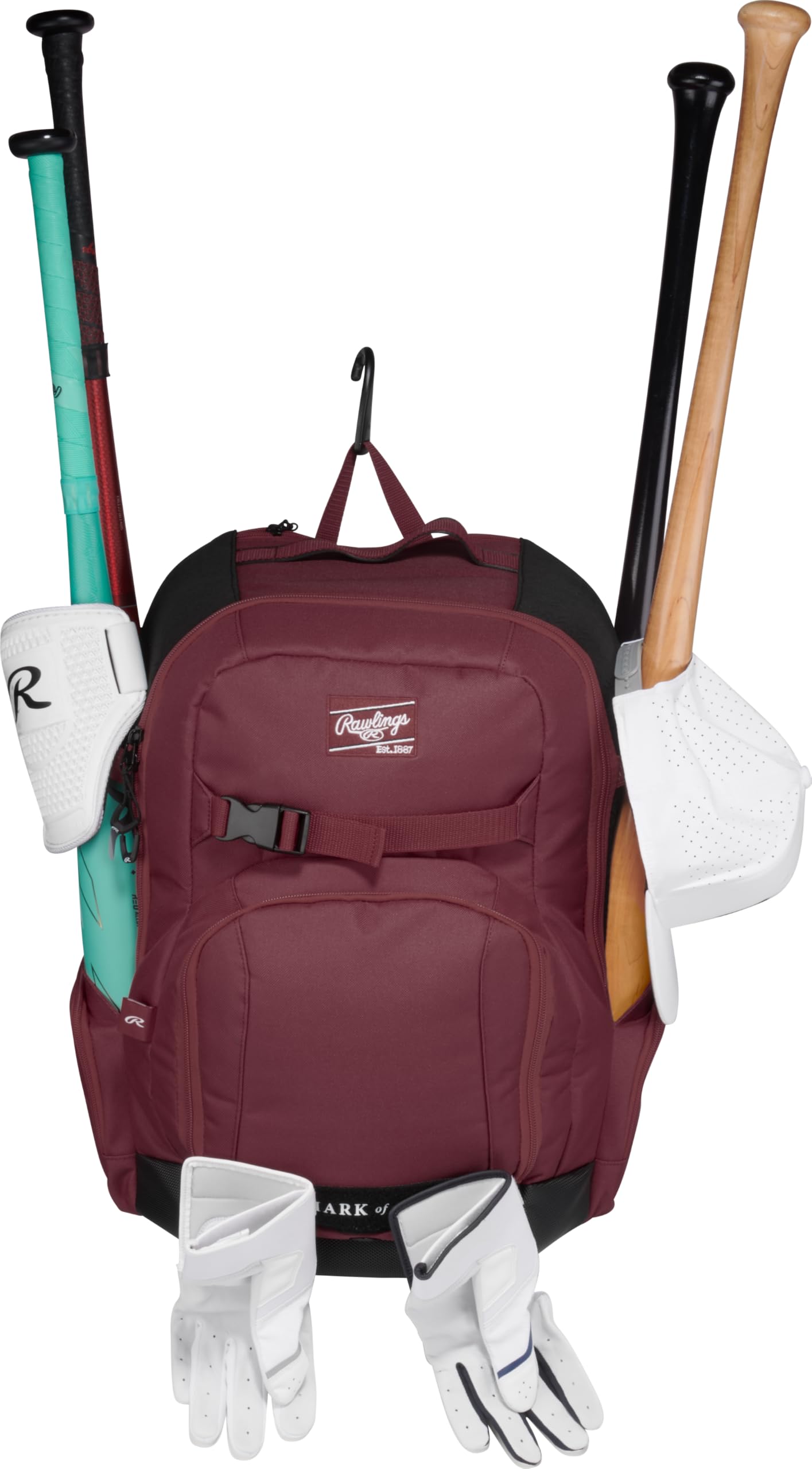 Rawlings | The Journey Player's Backpack Equipment Bag | Baseball/Softball | Multiple Colors