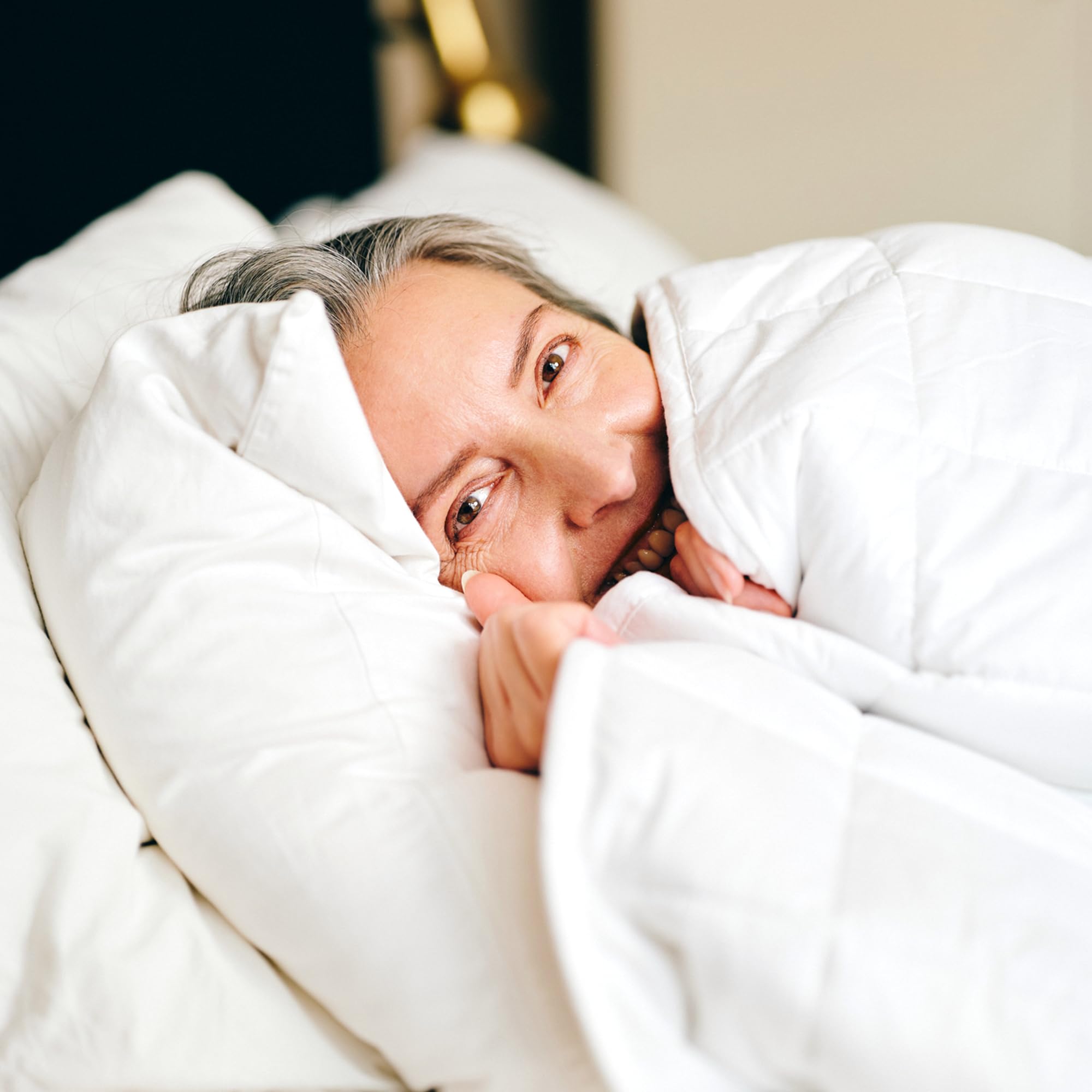 Anew Sleep Gewichtsdecke 140x220 cm 13 kg Schwere Decke Therapiedecke Erwachsene Atmungsaktive Bettdecke Stress Weiche Weighted Blanket