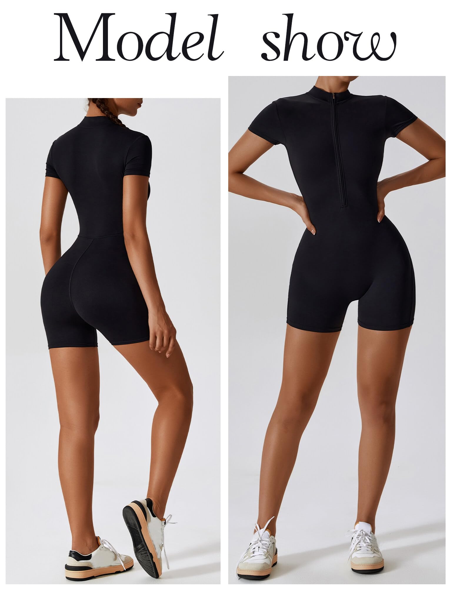 SEAUR - Mono de yoga para mujer, body ajustado de una pieza, enterizo de manga larga, enterizo sin mangas, para gimnasio, yoga, entrenamiento, ropa deportiva