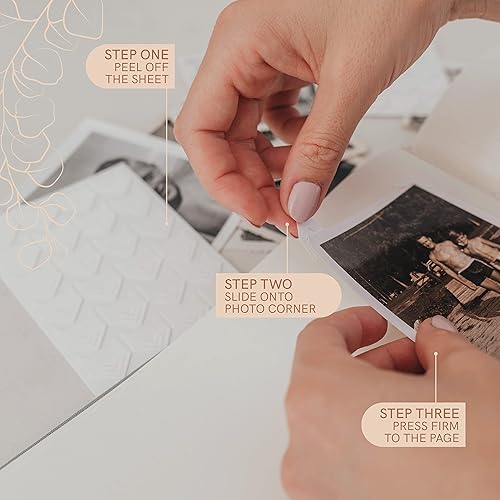 Miniatura 4 de Álbum de recortes premium  Álbum de fotos de álbum de recortes con espacio de escritura  100 páginas para múltiples tamaños de fotos, 4 x 6, 5 x 7,