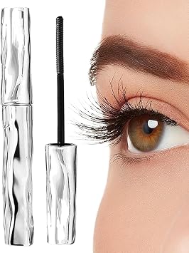 Iron Wand Mascara  2026 New Telescopic Tubing Mascara, Liquid Lash Extensions Effect, Waterproof & Long-Lasting, No Flaking, No Clumping, 3D Curling Wand for Bold, Defined Lashes 1PCS
