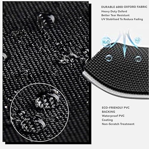 Miniatura 10 de Cubierta para carrito de comedor al aire libre  Cubierta impermeable resistente para carrito Royal Gourmet mesa de trabajo plana PC3401S y PC3401B,