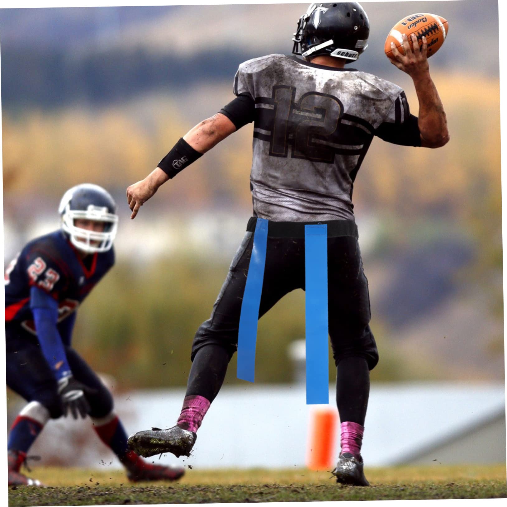 SUPVOX Kids Soccer Waist Belt Flag Football Belt Rugby Waist Flags Fun Outdoor Sports Accessory