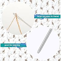 Vista 4 de 18 agujas romas de ojo grande, agujas de tejer de hilo de 2 pulgadas, 2.36 pulgadas, 2.75 pulgadas, agujas de coser de lana, agujas de coser