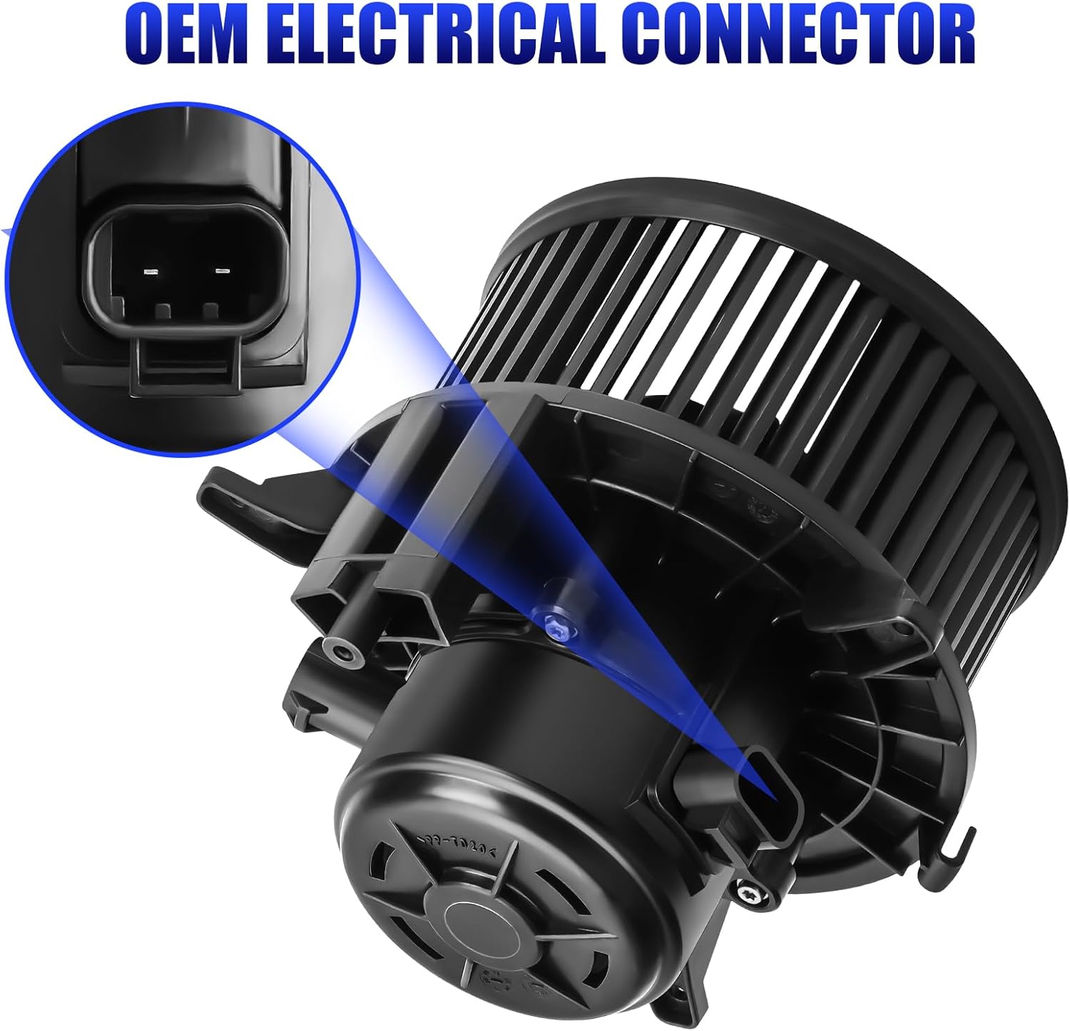 AC Blower Motor with Fan Fits for 2010 2011 2012 2013 2014 Chevy Silverado GMC Sierra Acadia Cadillac Escalade Buick Enclave HVAC Heater Blower Motor Replaces# 700267