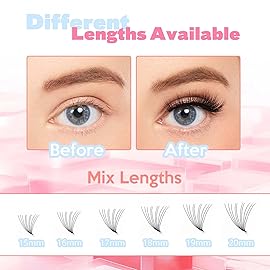 FADLASH Premade Fans Eyelash Extensions 300pcs 10D Premade Lash Fans D Curl Pre Made Fans Lash Extensions Volume Eyelash Extensions Premade Eyelash Fans Loose Fans (10D-0.07D-15-20mm)