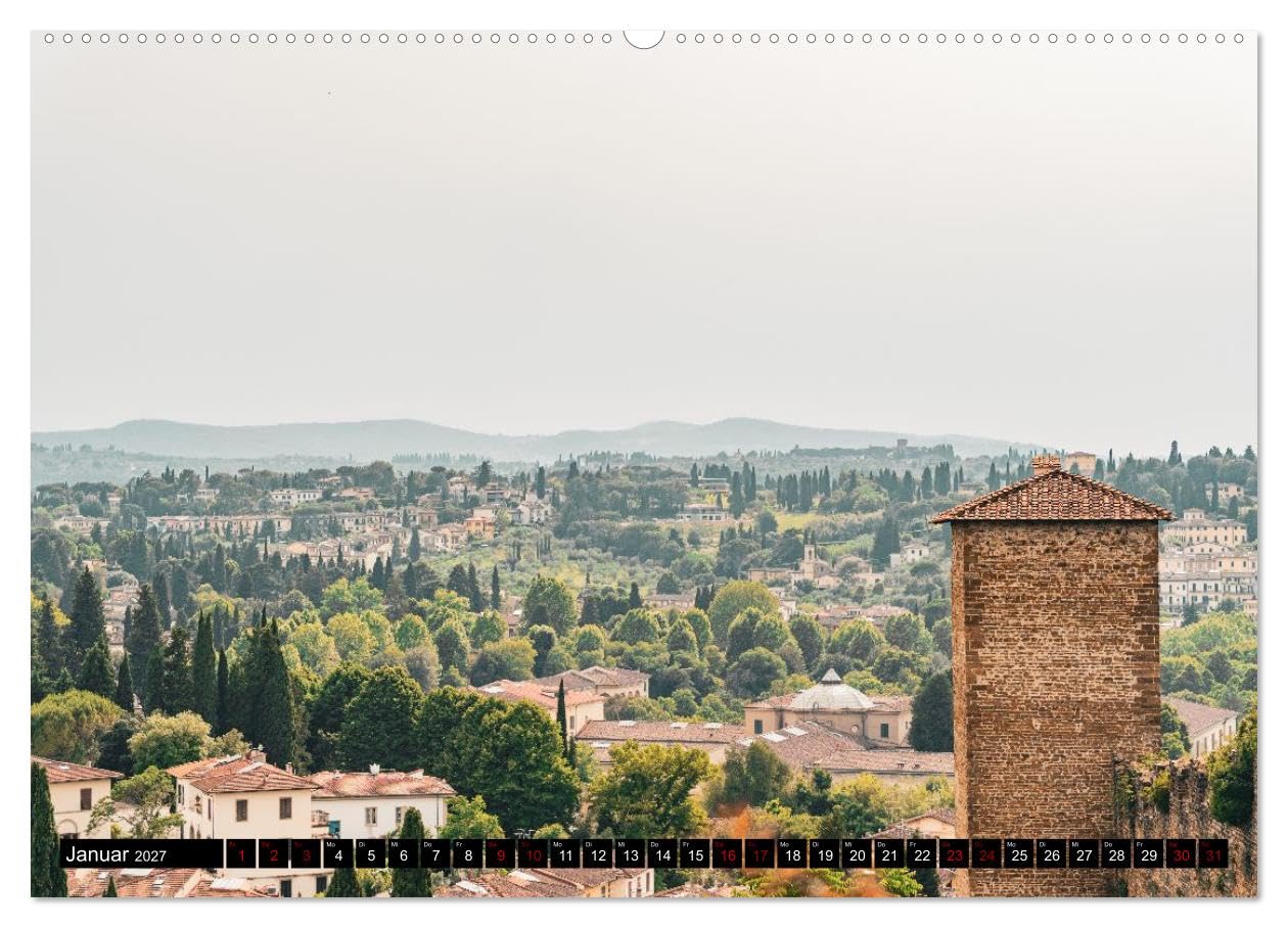 Fantastisches Florenz (hochwertiger Premium Wandkalender 2027 DIN A2 quer), Kunstdruck in Hochglanz: Der Wandkalender „Fantastisches Florenz“ zeigt ... aus Florenz, Toskana, Italien (CALVENDO Orte)