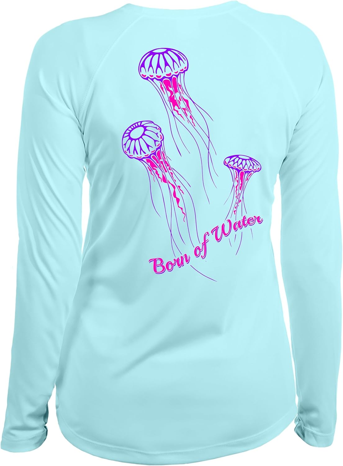 Born of Water Jellyfish Scuba Diving Shirt: Women's UV UPF+ 50 Long Sleeve