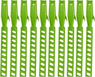 Agitateur de peinture 10 pièces - Plastique - 35 cm - Agitateur de peinture vert Durable Réutilisable - Pour différents types de peintures - Emulsions, Peintures acryliques, Résines - Ne se