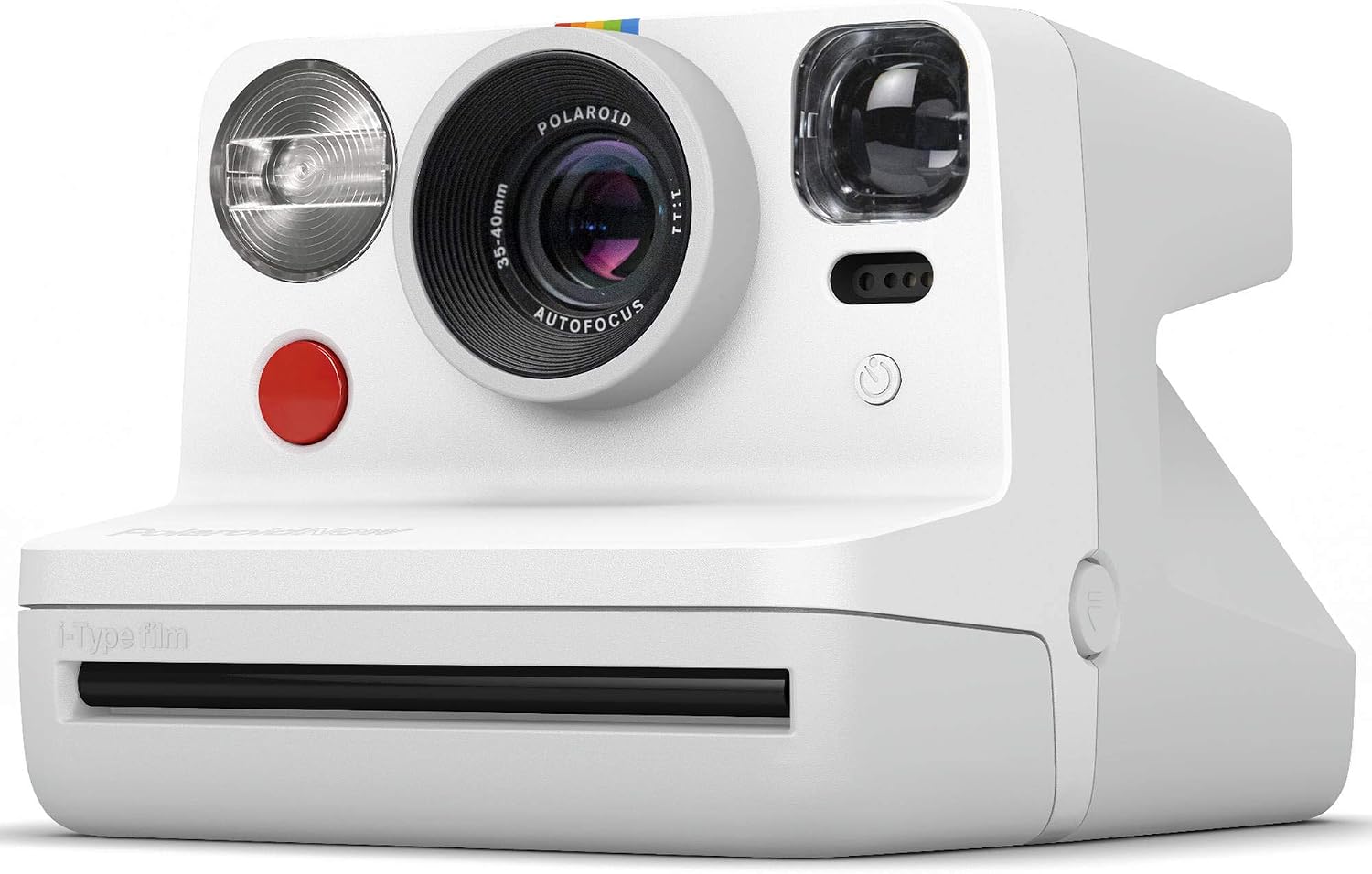 Polaroid Now i-Type Instant Film Camera (White) + Polaroid Color Film Bundle image 4
