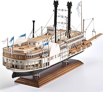 Amazon | 木製模型キット 19世紀～20世紀初頭ミシシッピ河で運用された