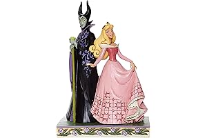 Enesco Disney Traditions Sleeping Beauty Aurora and Maleficent Figurine, 9 Inch