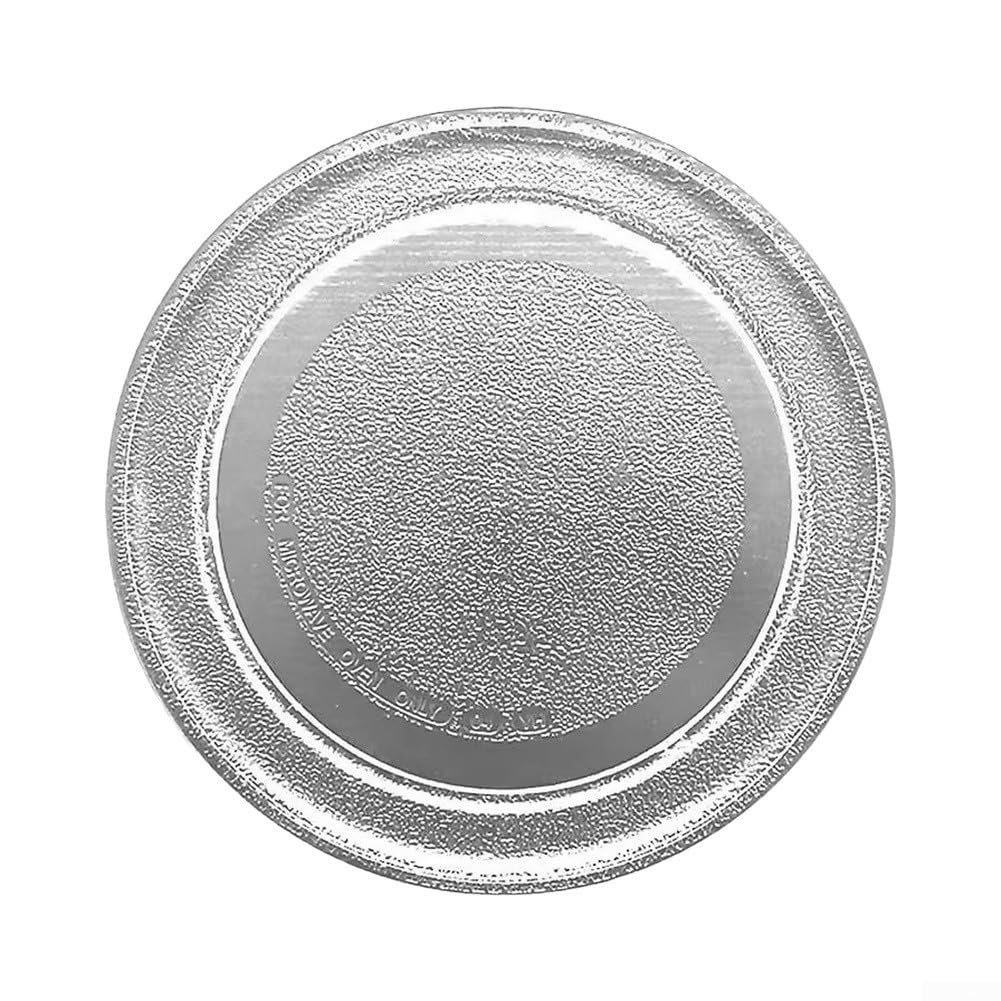 para plato Giratorio Microondas 255mm para cristal Templado Repuesto Y Forma Compatible para midea para panasonic(24.5 Y)