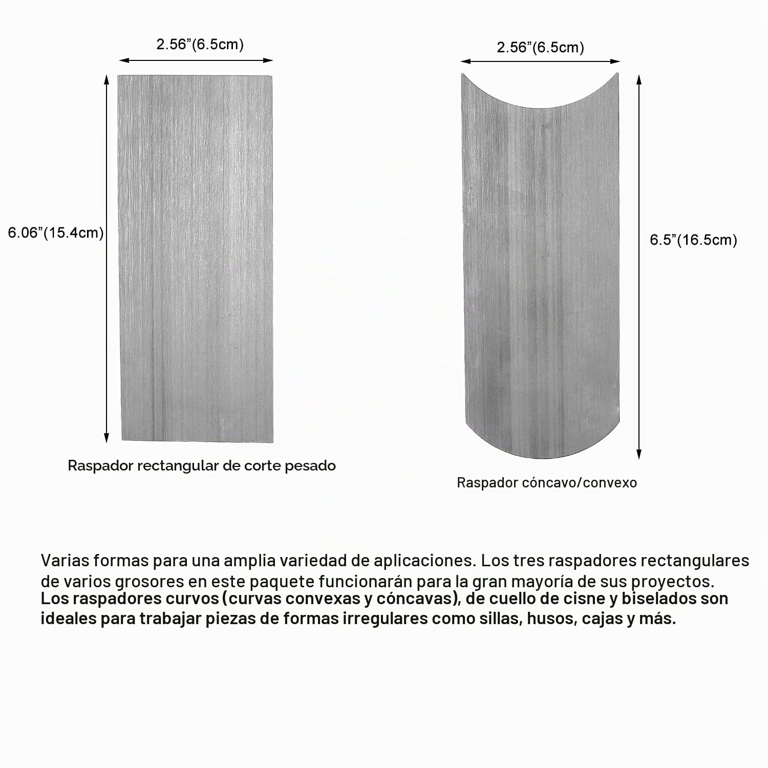ASNOMY Rasqueta de Carpintero 6 piezas,