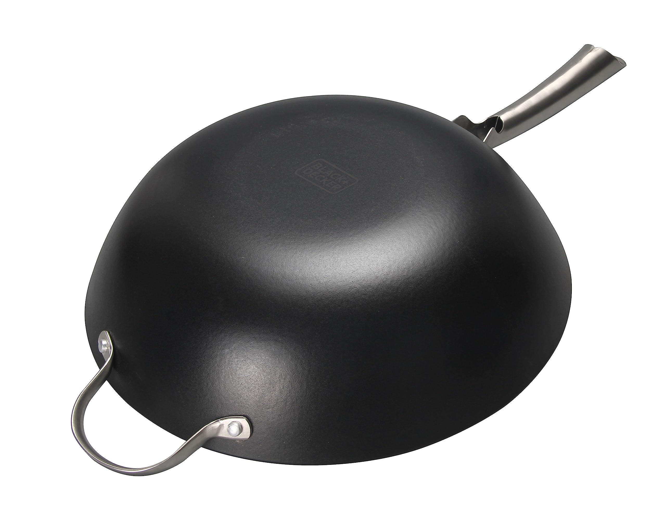 BLACK DECKER, Poêle de 24 cm, Fonte d'acier, revêtement anti adhérent sans pfoa intérieur nid d'abeille, Poignée en acier rivetet, Tous feux dont induction BLACK DECKER, Poêle de 24 cm, Fonte d'acier, revêtement anti adhérent sans pfoa intérieur nid d'abeille, Poignée en acier rivetet, Tous feux dont induction
