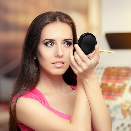 Miniatura 2 de 2 cepillos de pelo plegables para espejo de viaje, cepillo de pelo redondo plegable de bolsillo, mini peine de pelo compacto, tamaño de viaje, peine