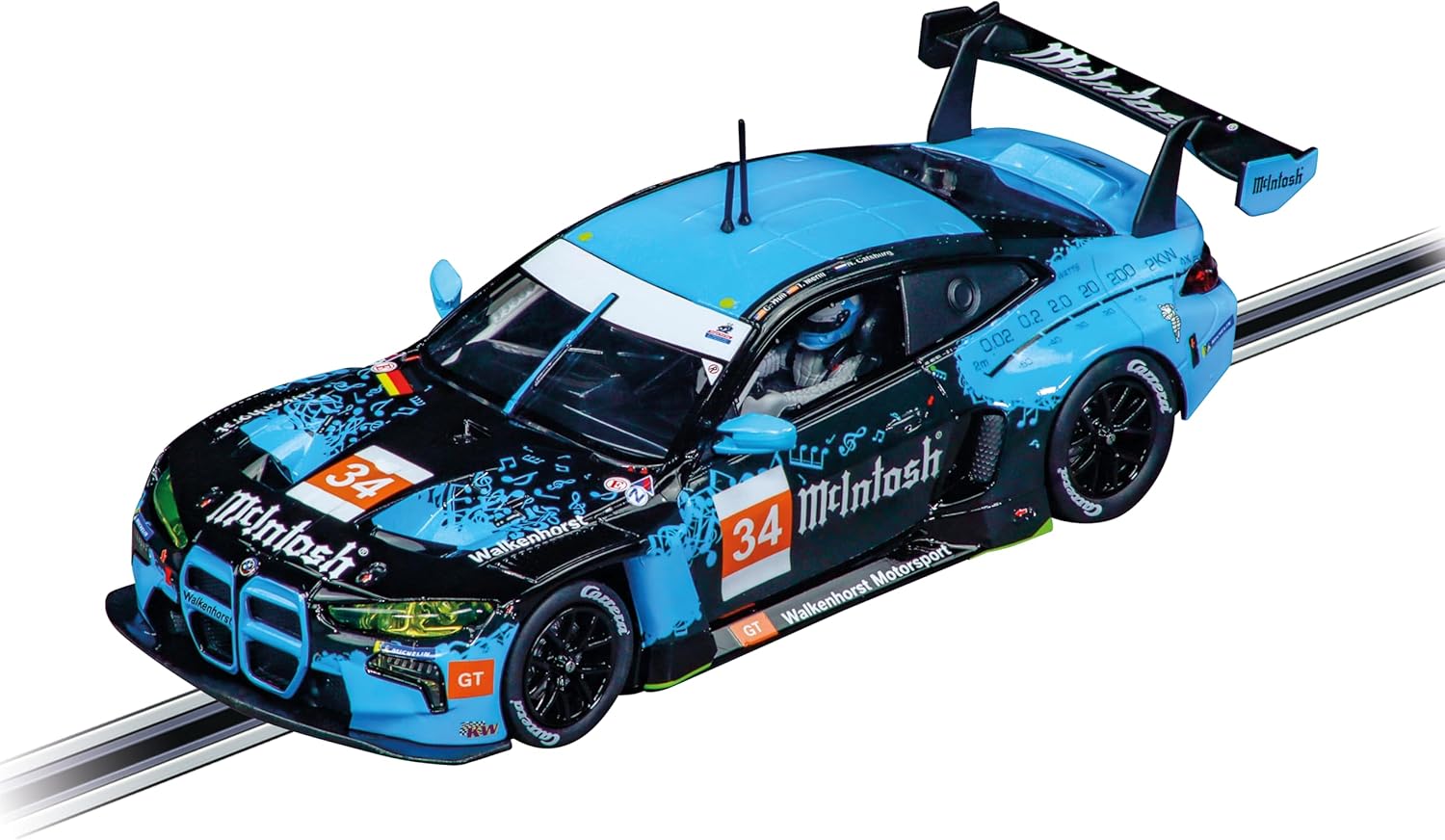 Carrera 32013 BMW M4 GT3 Walkenhorst Motorsport, No.34 1:32 Scale Digital 132 Slot Car