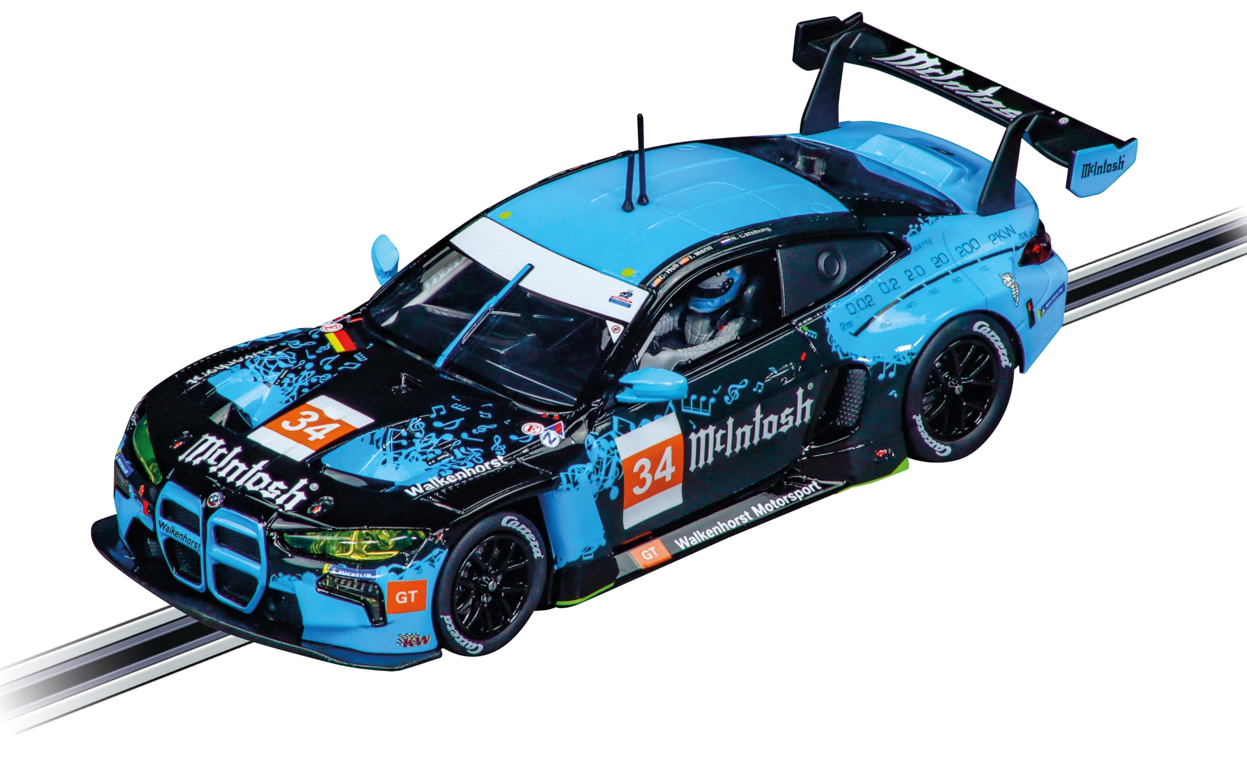 Carrera 32013 BMW M4 GT3 Walkenhorst Motorsport, No.34 1:32 Scale Digital 132 Slot Car