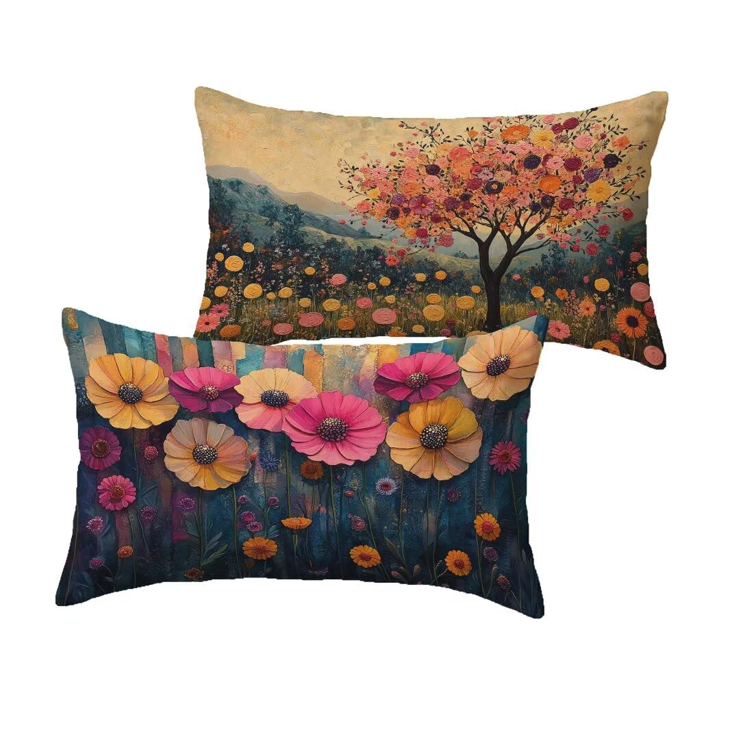 Coussin extérieur imperméable rose 40x70 cm pour canapé de jardin en velours