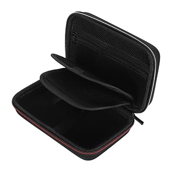 Carrying Case for New 3DS XL, New 3DS, New 3DS LL, New 3DS, 3DS XL, 3DS LL, New 2DS XL, 3DS, GPD Gaming Console, Hard Shell Protective Case with 16 Game Slot and Inner Pocket