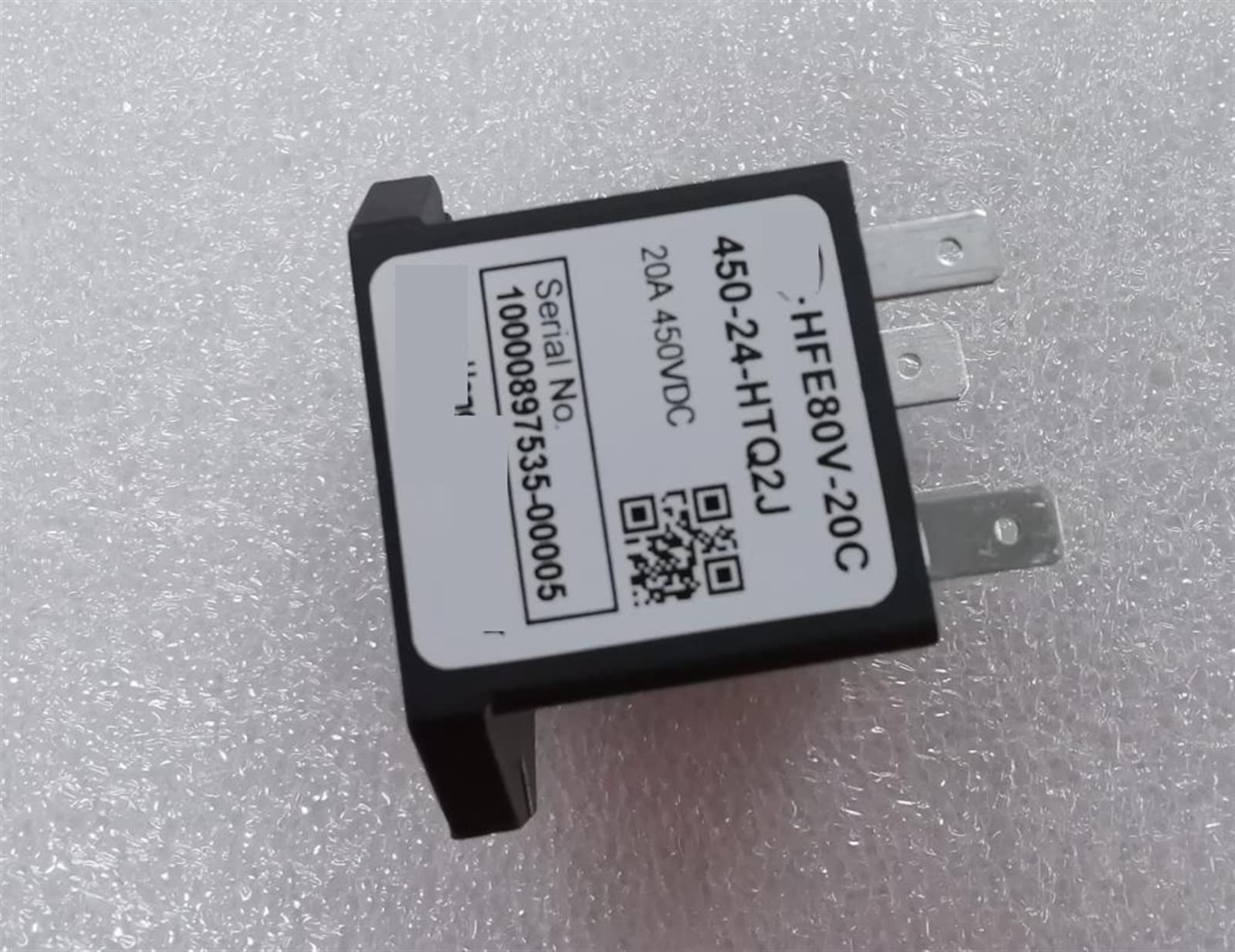 Contacteur haute tension HFE80V-20 contre les pannes de batterie automobile
