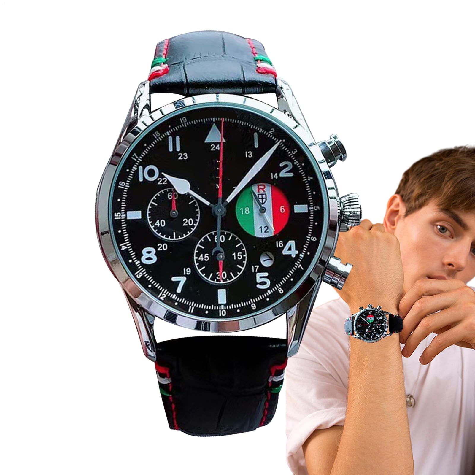 Relojes de Negocios para Caballeros Reloj de Pulsera para Caballeros con de