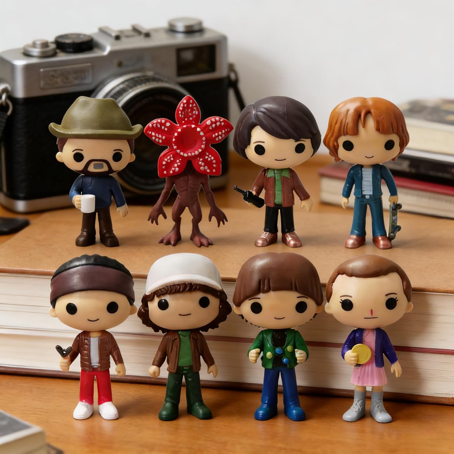 8Pcs Stranger Figure,Character Model Collectable Figure Creative Gift for Fans