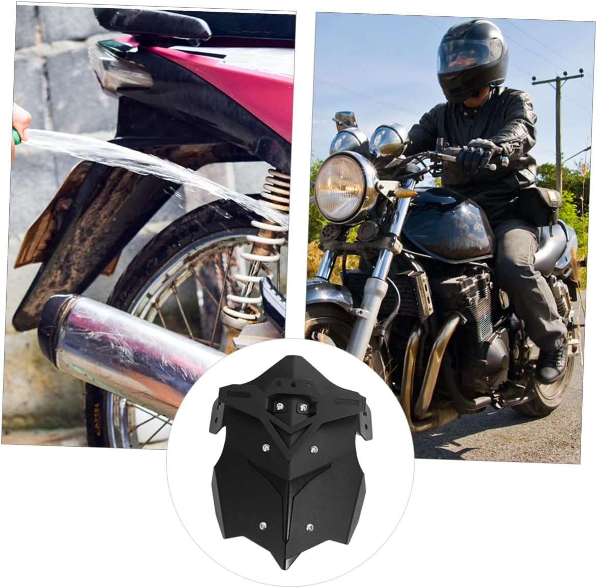 Durable Rear Mudguards for Motorcycles Easy to Install Aluminum Alloy Design for Off-Road Use Multiple Colors