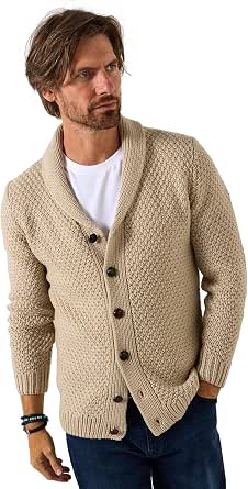 Joe Browns Men's Cosy Shawl Ne...