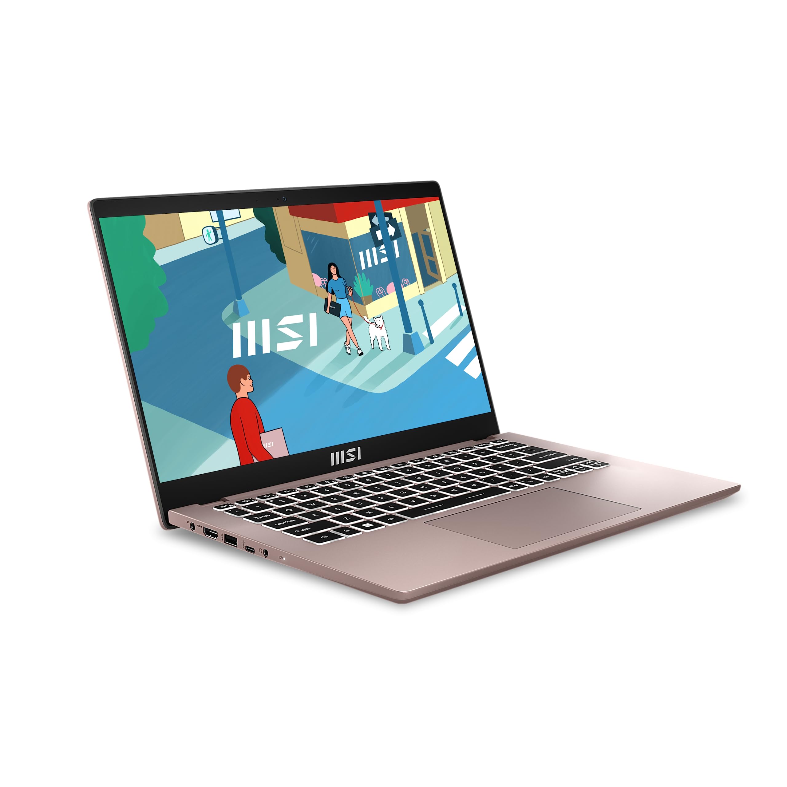 MSI Modern 14 Laptop: Intel Core i5-1335u, Intel Iris Xe, 14