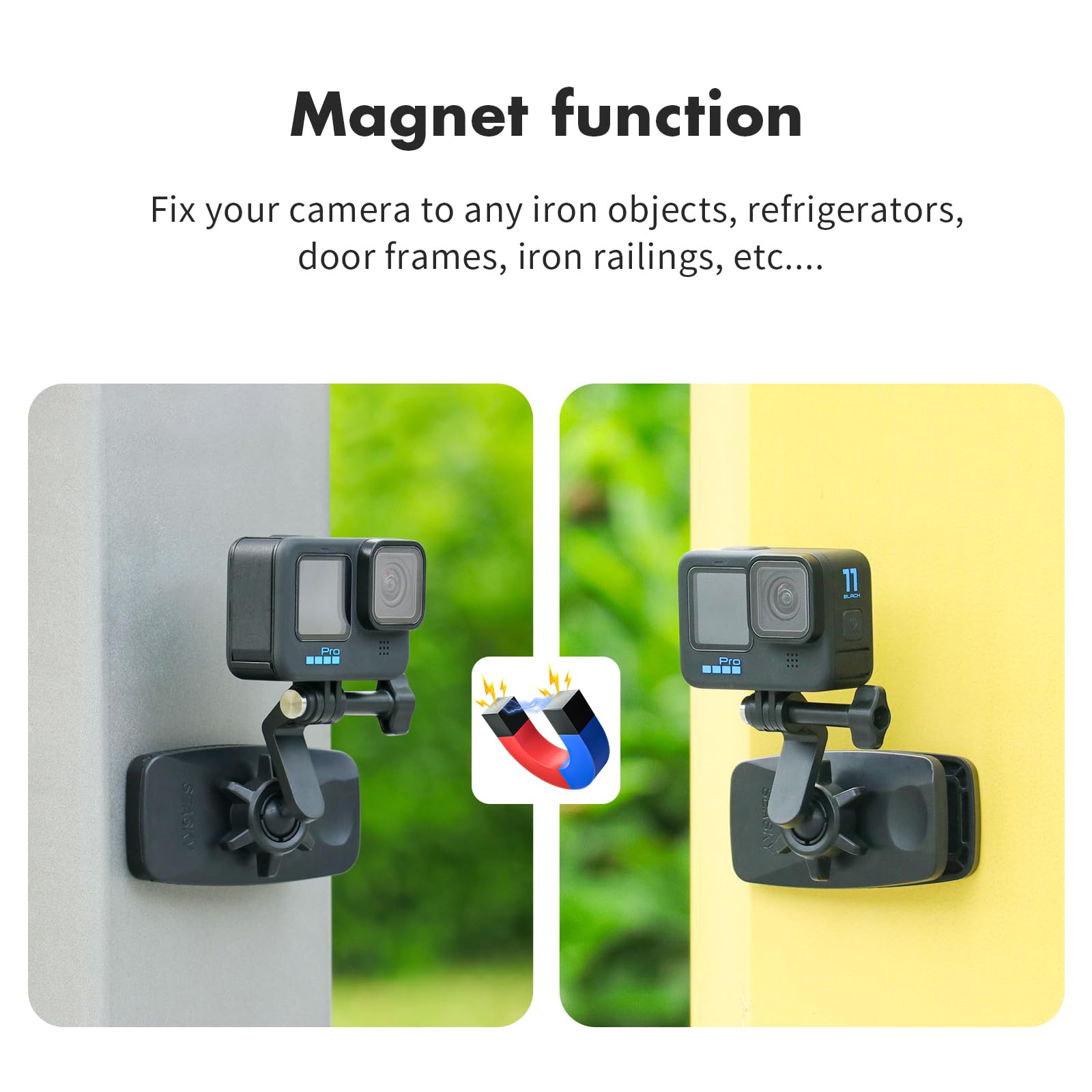 GoPro - saki Amazon.com: SEASKY B1 Backpack Strap Mount Clip Clamp Holder