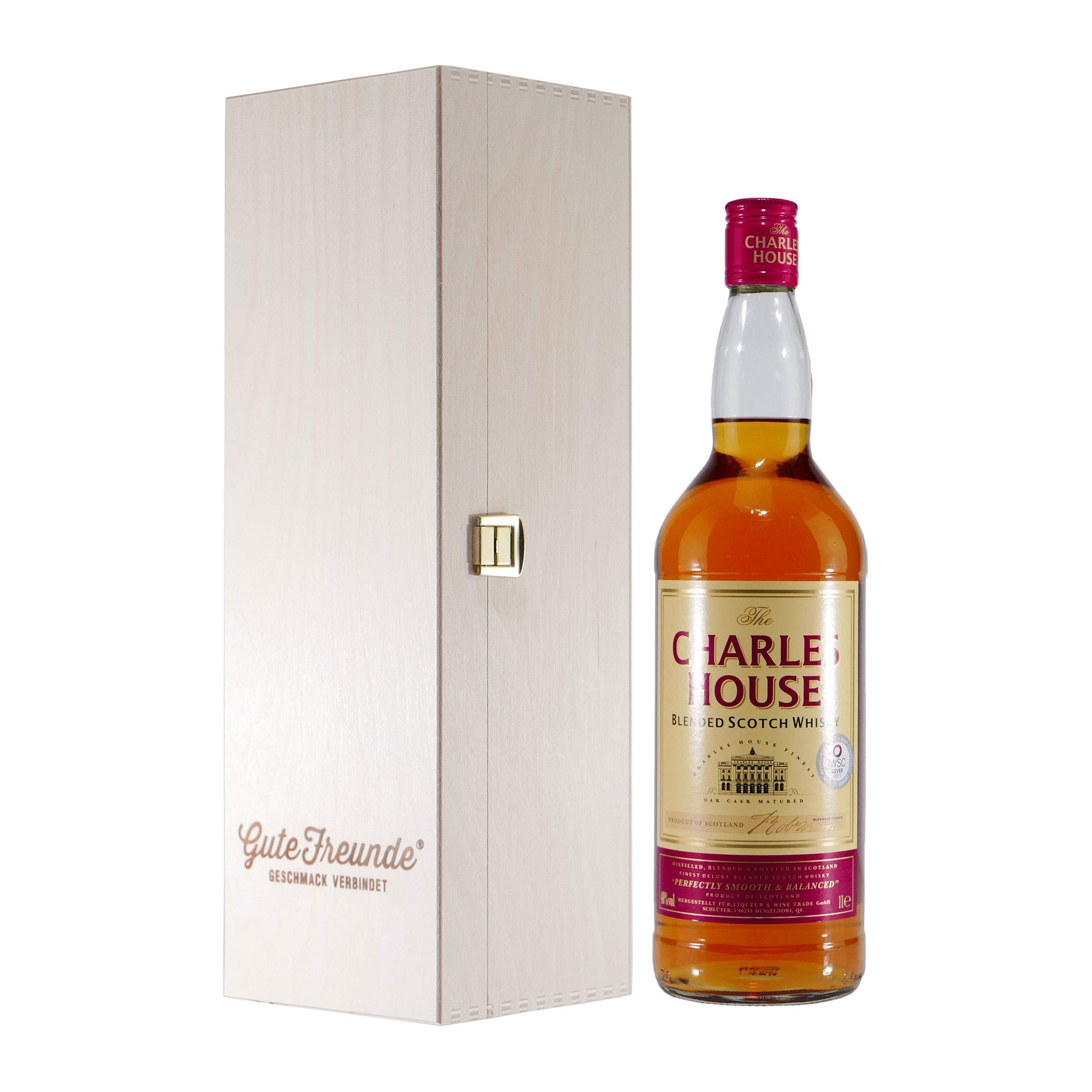Charles House Blended Scotch Whisky with Gift HK : Amazon.de: Grocery